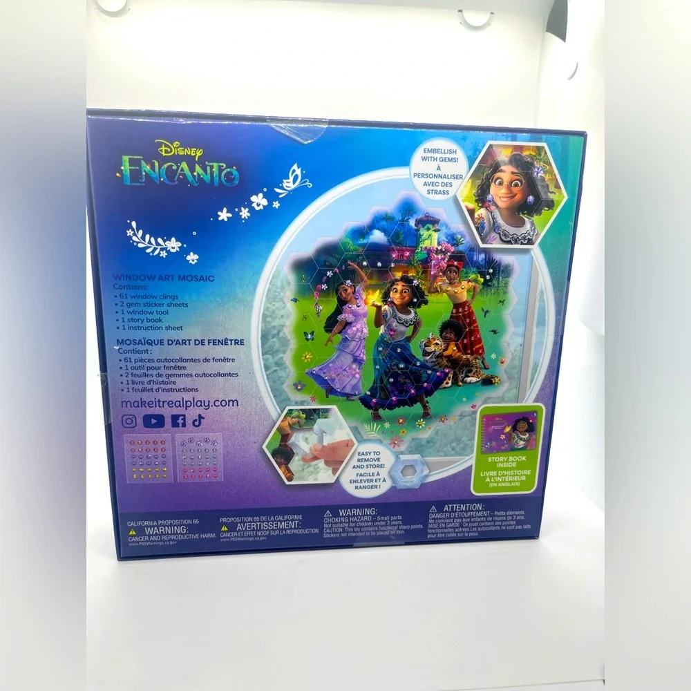 Disney ENCANTO Make It Real‎ Window Art Wish Mosaic 66 PCS  SEALED Make It Real!